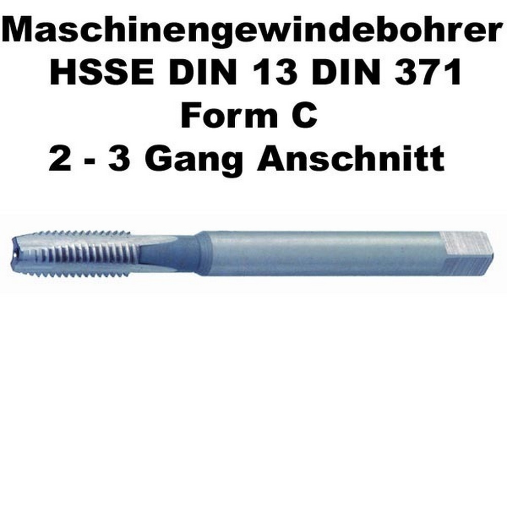 Maschinengewindebohrer | HSS-E | DIN 13 | Form C