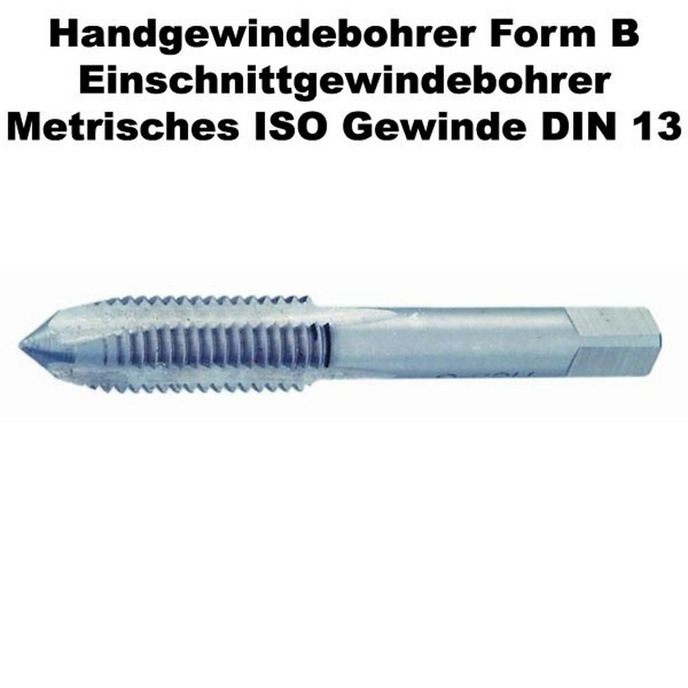 Einschnittgewindebohrer | HSS-G | DIN 13 | Metrisches ISO-Gewinde